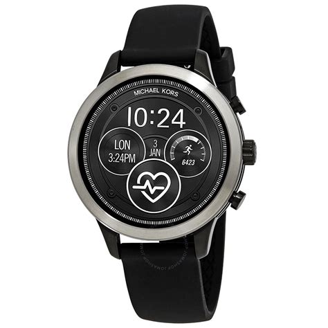 michael kors runway watch heart rate setup